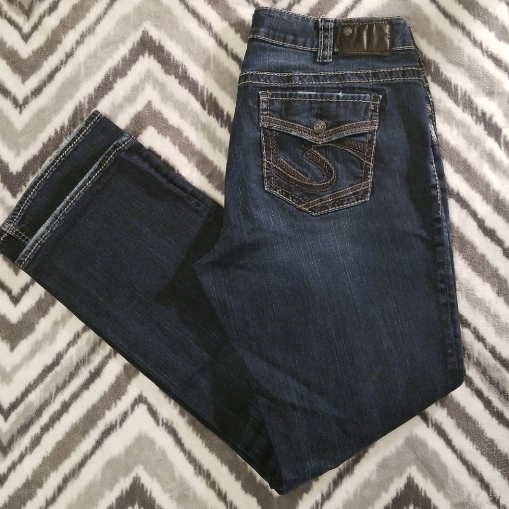 SILVER JEANS SUKI MID SLIM BOOT 16X33